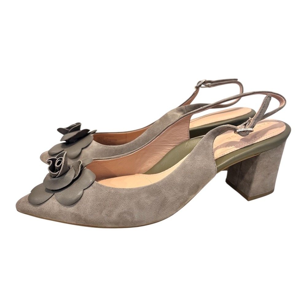 Taryn Rose Size-10B US 40.5 EU Women's Michelle Pump Clay